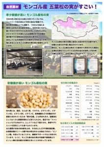 松の実 300ｇ モンゴル産 天然 無添加_説明2